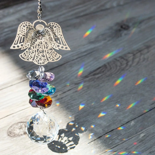 Angel Crystal Sun Catcher – Hanging Light Prism