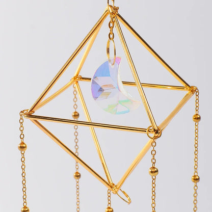 Rainbow Star & Moon Sun Catcher Chime