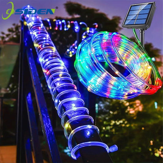 SolarGlow LED Rope Lights – Outdoor Garden Decor