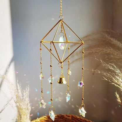Rainbow Star & Moon Sun Catcher Chime