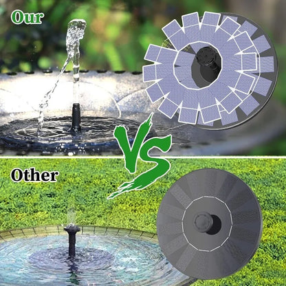 SolarBloom Fountain Pump – 6 Nozzle Garden Set