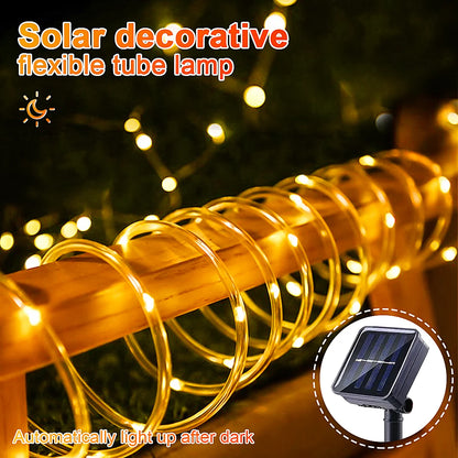 SolarGlow LED Rope Lights – Outdoor Garden Decor