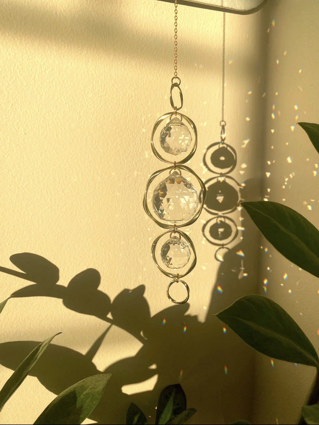 Crystal Prism Sun Catcher – Rainbow Hanging Decor