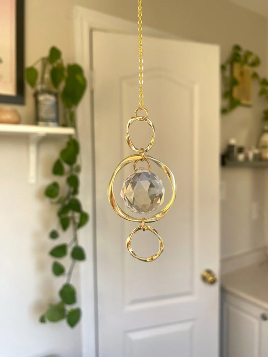 Crystal Prism Sun Catcher – Rainbow Hanging Decor